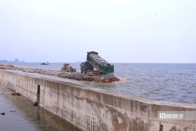 Dự án kè biển Hải Tiến 380 tỷ đồng chạy đua tiến độ trước mùa mưa bão- Ảnh 3.
