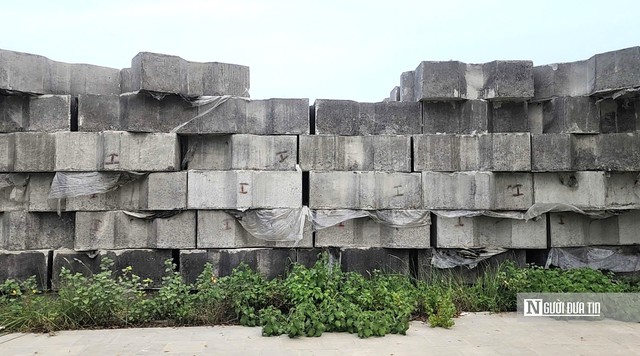 Dự án kè biển Hải Tiến 380 tỷ đồng chạy đua tiến độ trước mùa mưa bão- Ảnh 6.