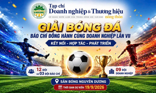Sắp diễn ra giải bóng đá “Báo chí đồng hành cùng Doanh nghiệp” lần thứ VII- Ảnh 1.