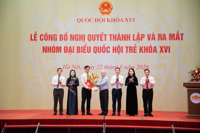 Công bố Nghị quyết thành lập Nhóm đại biểu Quốc hội trẻ khóa XVI- Ảnh 1.