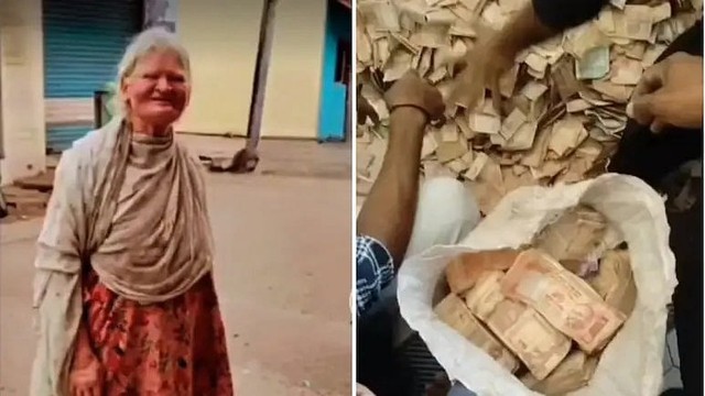 Cụ bà ăn xin qua đời, người dân phát hiện nhiều bao tải tiền mặt trong nhà - Ảnh 2.