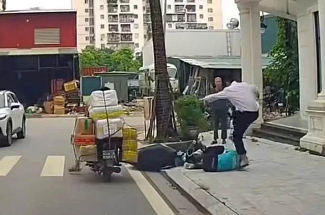 Triệu tập bảo vệ hành hung tài xế xe ôm tại Khu đô thị Louis City- Ảnh 1.