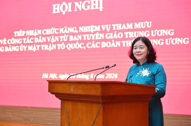 Tiếp nhận chức năng, nhiệm vụ tham mưu công tác dân vận về Đảng ủy MTTQ, các đoàn thể Trung ương - Ảnh 5.