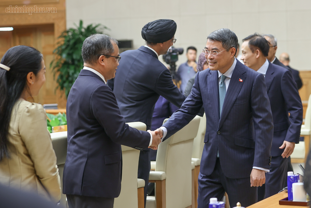 Thủ tướng Lê Minh Hưng tiếp Đại sứ, Đại biện các nước ASEAN - Ảnh 1.