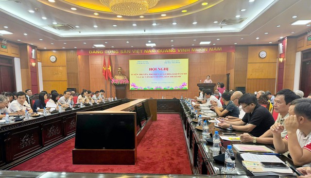 Hội Luật gia Hưng Yên tập huấn kỹ năng hòa giải ở cơ sở - Ảnh 1.