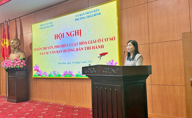 Hội Luật gia Hưng Yên tập huấn kỹ năng hòa giải ở cơ sở - Ảnh 2.
