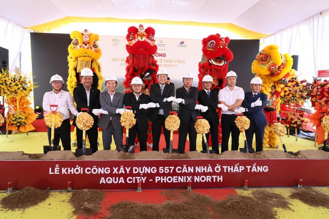 Đối tác quốc tế liên tiếp khởi công các gói thầu lớn tại Aqua City - Ảnh 2.