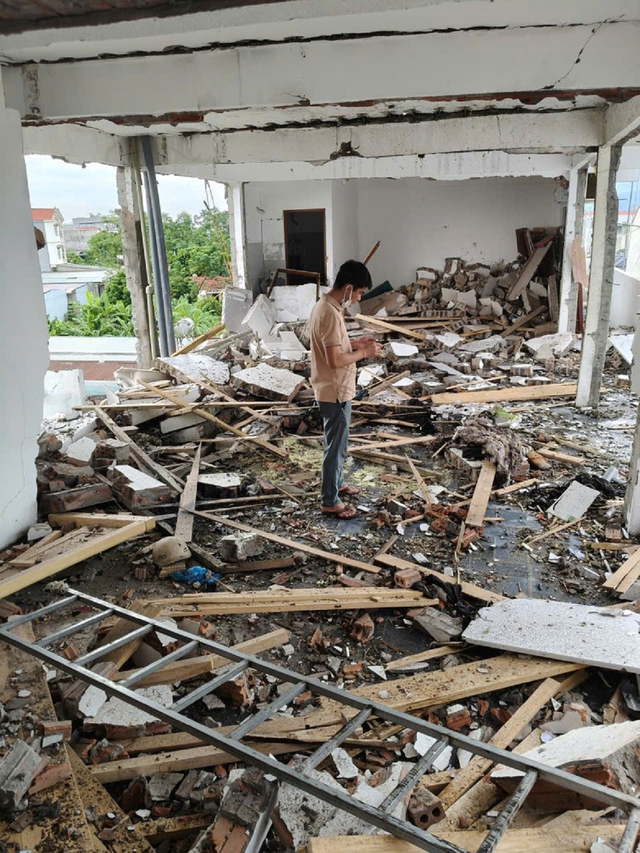 Nguyên nhân vụ nổ nhà trọ ở Phú Thọ khiến 1 người tử vong, 3 người bị thương nặng - Ảnh 1.