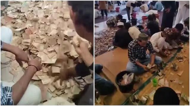 Cụ bà ăn xin qua đời, dân làng "sốc" khi mở cửa nhà và thấy cả núi tiền - Ảnh 1.