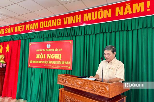 Hội Luật gia Tp.Cần Thơ đưa pháp luật về cơ sở, đồng hành cùng người dân - Ảnh 2.