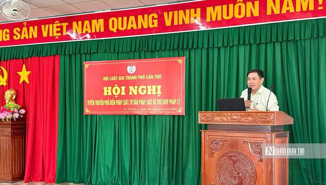 Hội Luật gia Tp.Cần Thơ đưa pháp luật về cơ sở, đồng hành cùng người dân - Ảnh 3.