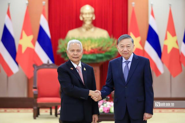Tổng Bí thư, Chủ tịch nước Tô Lâm tiếp Chủ tịch Quốc hội kiêm Chủ tịch Hạ viện Thái Lan - Ảnh 1.