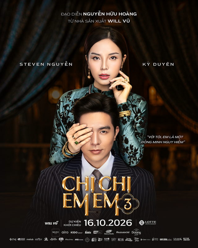 "Chị chị Em em 3" hé lộ màn kết hợp đầy ẩn ý của Kỳ Duyên và Steven Nguyễn - Ảnh 1.