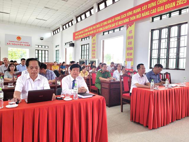 Hải Phòng: Chi hội Luật gia xã Nguyên Giáp hợp nhất, bắt tay ngay vào công tác tuyên truyền pháp luật - Ảnh 3.