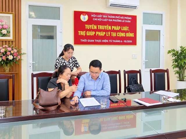 Hải Phòng: Gỡ vướng pháp lý cho người dân từ tư vấn tại cơ sở - Ảnh 1.
