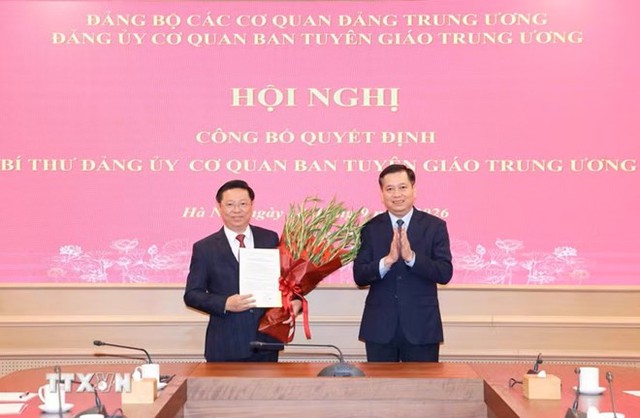 Ông Trần Thanh Lâm giữ chức Bí thư Đảng ủy cơ quan Ban Tuyên giáo Trung ương - Ảnh 1.