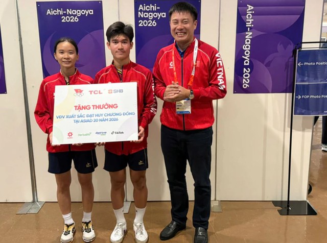 Tấm huy chương đầu tiên của đoàn Việt Nam tại ASIAD 2026- Ảnh 2.