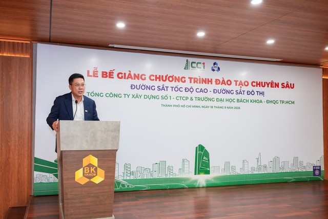 CC1 và Đại học Bách Khoa - ĐHQG-HCM hoàn thành chương trình đào tạo chuyên sâu về đường sắt tốc độ cao - Ảnh 2.