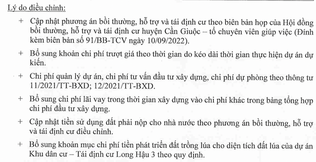 Long Hậu vay thêm 760 tỷ đồng cho dự án tái định cư bị đội vốn, chậm tiến độ- Ảnh 1.