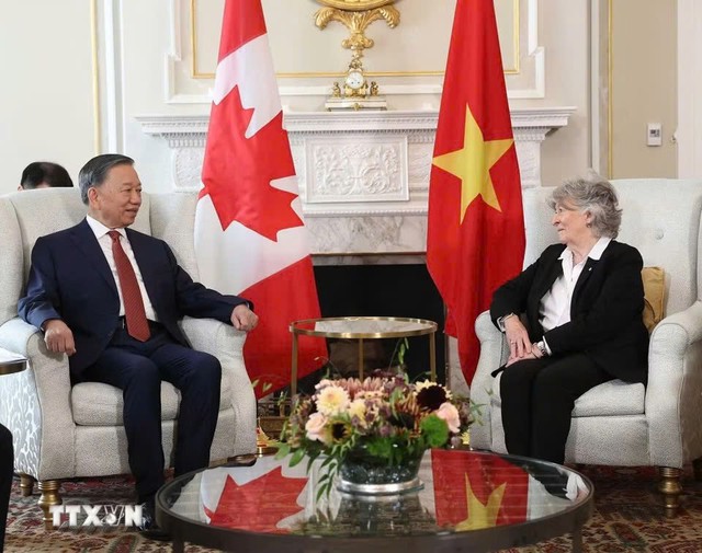 Tổng Bí thư, Chủ tịch nước Tô Lâm hội kiến Toàn quyền Canada Louise Arbour - Ảnh 2.