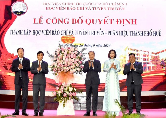 Học viện Báo chí và Tuyên truyền thành lập Phân hiệu tại Tp. Huế - Ảnh 2.