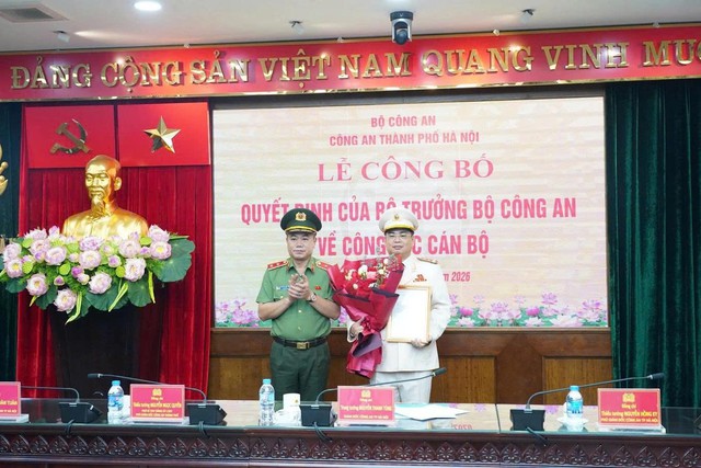 Đại tá Trần Văn Quang làm Phó Giám đốc Công an TP Hà Nội - Ảnh 1.