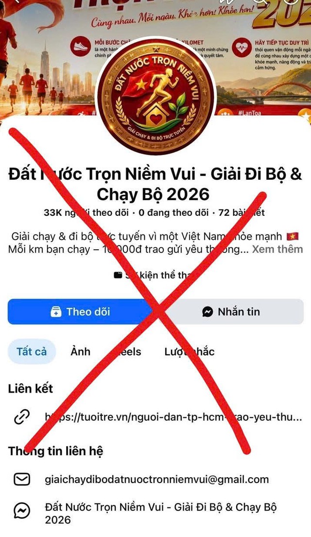 Tham gia chạy bộ online, một người dân mất hơn 130 triệu đồng- Ảnh 1.