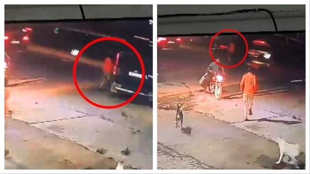 Không trả tiền, tài xế ô tô kéo lê nhân viên trạm xăng rồi bỏ chạy - Ảnh 1.