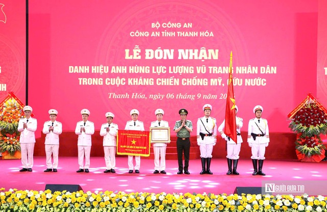 Công an tỉnh Thanh Hóa được phong tặng AHLLVTND trong kháng chiến chống Mỹ- Ảnh 1.