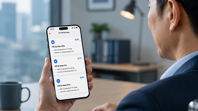 VIB Up: Cho ph&eacute;p chọn G&oacute;i n&acirc;ng hạng ph&ugrave; hợp gi&uacute;p tiền nh&agrave;n rỗi tạo th&ecirc;m gi&aacute; trị - Ảnh 3.