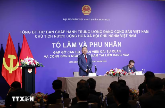 Tổng Bí thư, Chủ tịch nước mong doanh nhân người Việt tại Nga tiếp tục là hạt nhân thúc đẩy hợp tác hai nước - Ảnh 1.