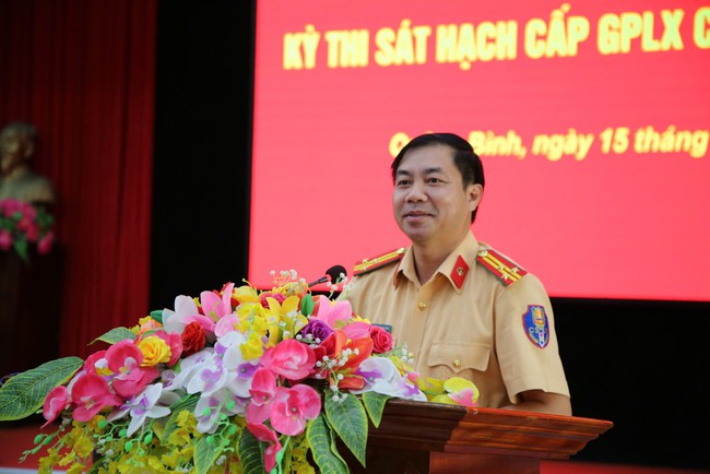 CSGT Quảng Bình tổ chức thi sát hạch lái xe: Đảm bảo đúng quy định- Ảnh 1. CSGT Quảng Bình tổ chức thi sát hạch lái xe: Đảm bảo đúng quy định- Ảnh 1.