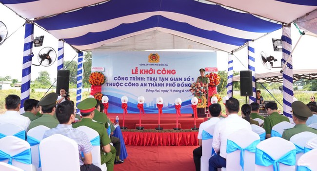 C&ocirc;ng an Đồng Nai khởi c&ocirc;ng Trại Tạm giam 2.000 chỗ  - Ảnh 1.