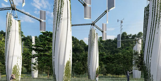 Độc đáo turbine điện gió lai điện mặt trời, tạo ra điện bất kể ngày đêm - Ảnh 6.