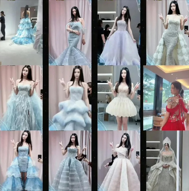 "Cô dâu tháng 10" thử 12 chiếc váy cưới trước thềm hôn lễ với "anh sếp showbiz" - Ảnh 2.