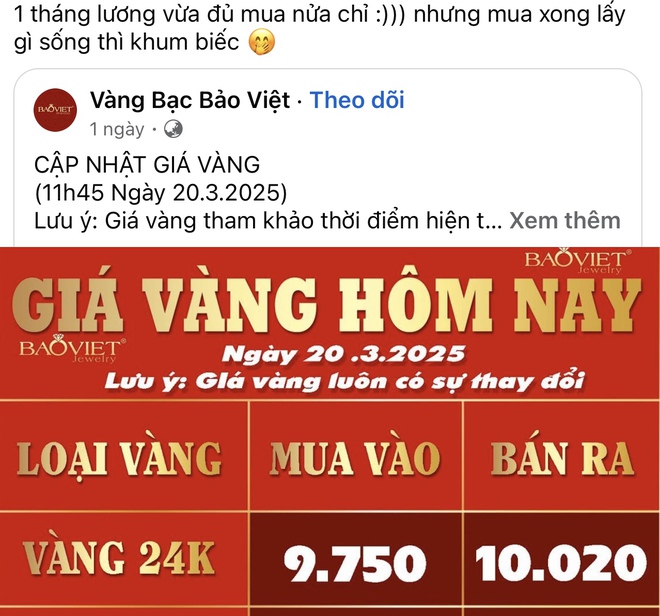 Dân văn phòng làm cả tháng không đủ mua nửa chỉ vàng- Ảnh 2.