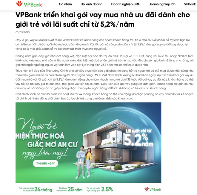 Cẩn trọng với lãi suất cho vay thả nổi- Ảnh 2.