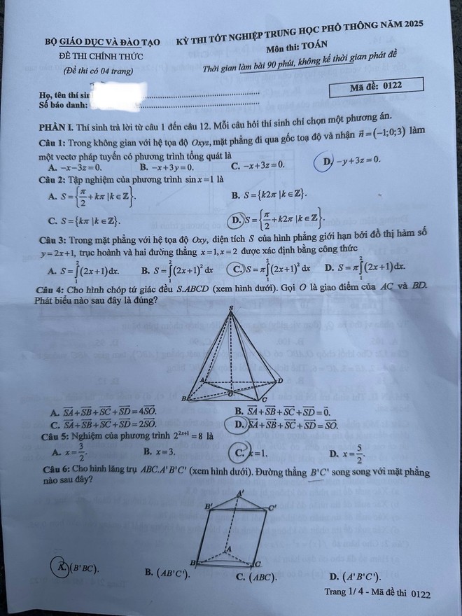 Phổ điểm môn Toán tốt nghiệp THPT sẽ khiến nhiều thí sinh cảm thấy hụt hẫng- Ảnh 1. Phổ điểm môn Toán tốt nghiệp THPT sẽ khiến nhiều thí sinh cảm thấy hụt hẫng- Ảnh 1.