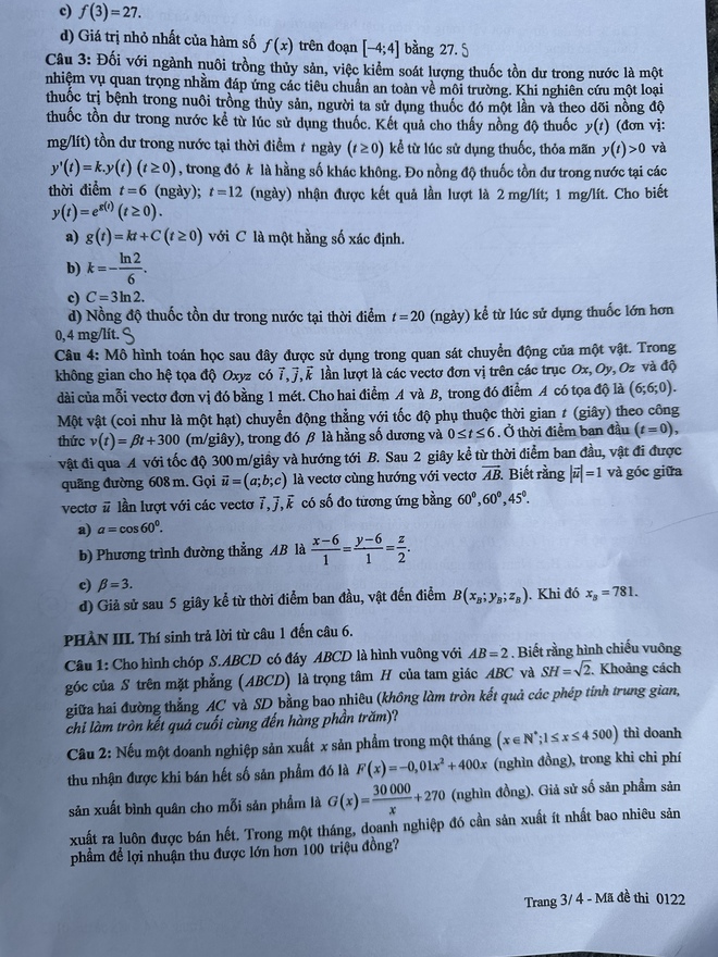 Phổ điểm môn Toán tốt nghiệp THPT sẽ khiến nhiều thí sinh cảm thấy hụt hẫng- Ảnh 3. Phổ điểm môn Toán tốt nghiệp THPT sẽ khiến nhiều thí sinh cảm thấy hụt hẫng- Ảnh 3.