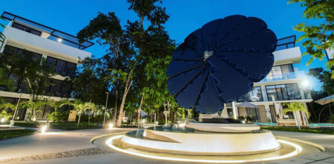 "Bông hoa hướng dương thông minh” tạo ra 6.500 kWh điện mỗi năm- Ảnh 6. "Bông hoa hướng dương thông minh” tạo ra 6.500 kWh điện mỗi năm- Ảnh 6.