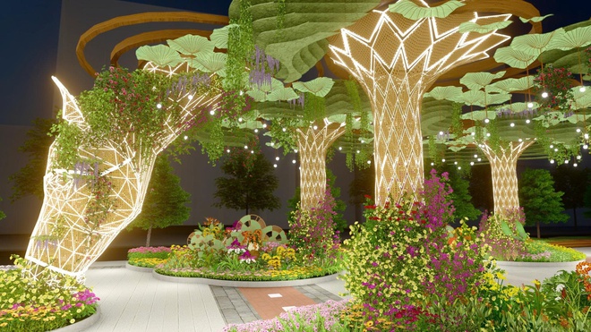 Đường hoa Nguyễn Huệ 2026 lần đầu c&oacute; hai phi&ecirc;n bản trải nghiệm ng&agrave;y &ndash; đ&ecirc;m- Ảnh 4.