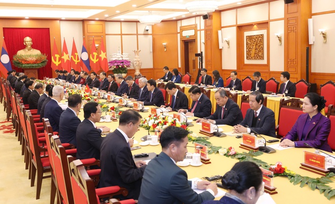 Tăng cường gắn kết chiến lược, l&agrave;m s&acirc;u sắc v&agrave; thực chất hơn nữa quan hệ Việt - L&agrave;o - Ảnh 4.