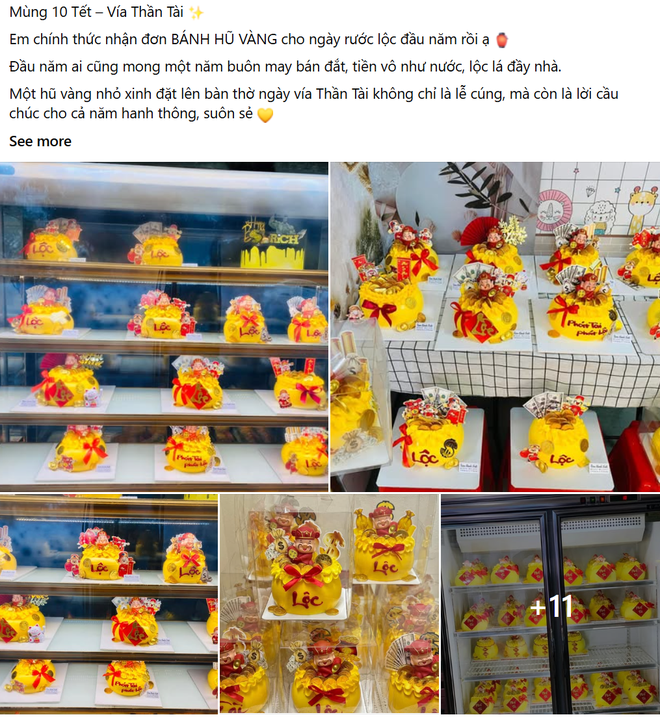 B&aacute;nh t&agrave;i lộc, m&acirc;m c&uacute;ng tam s&ecirc;n h&uacute;t kh&aacute;ch tr&ecirc;n "chợ mạng" ng&agrave;y v&iacute;a Thần T&agrave;i- Ảnh 2.