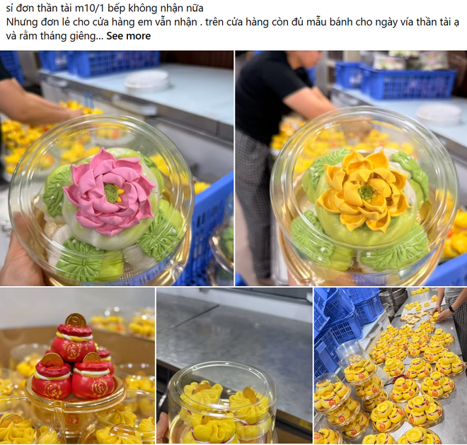 B&aacute;nh t&agrave;i lộc, m&acirc;m c&uacute;ng tam s&ecirc;n h&uacute;t kh&aacute;ch tr&ecirc;n "chợ mạng" ng&agrave;y v&iacute;a Thần T&agrave;i- Ảnh 3.