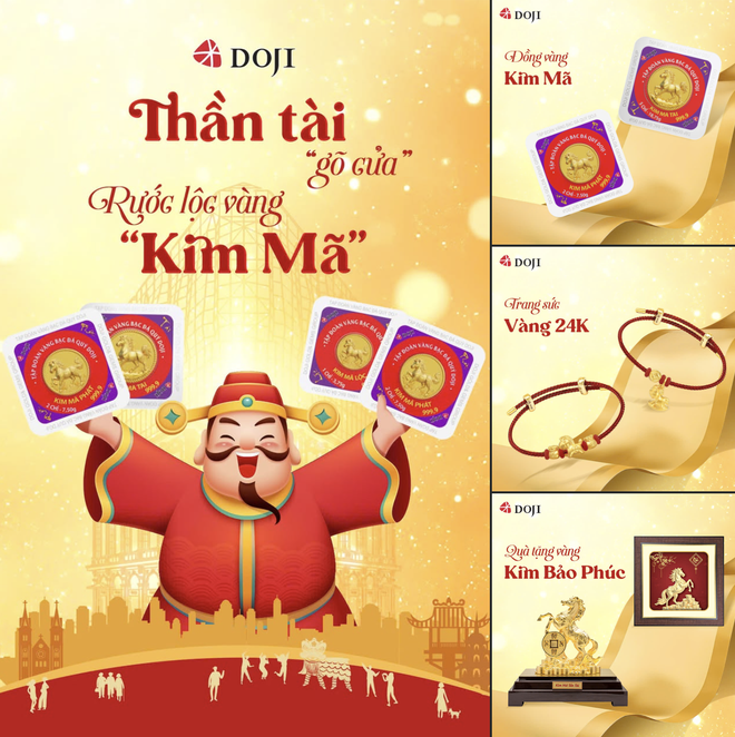 Từ 1 phân đến 1 chỉ, thị trường vàng “chiều lòng” người mua dịp vía Thần Tài - Ảnh 1.