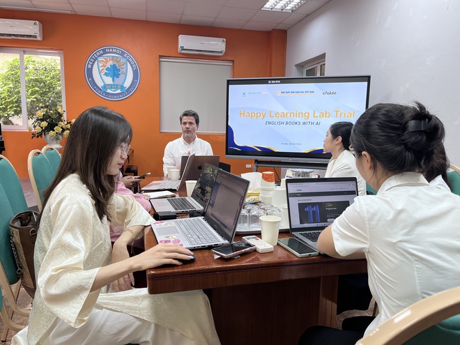 NXBGDVN kiểm thử m&ocirc; h&igrave;nh dạy v&agrave; học tiếng Anh bằng s&aacute;ch v&agrave; AI- Ảnh 5.