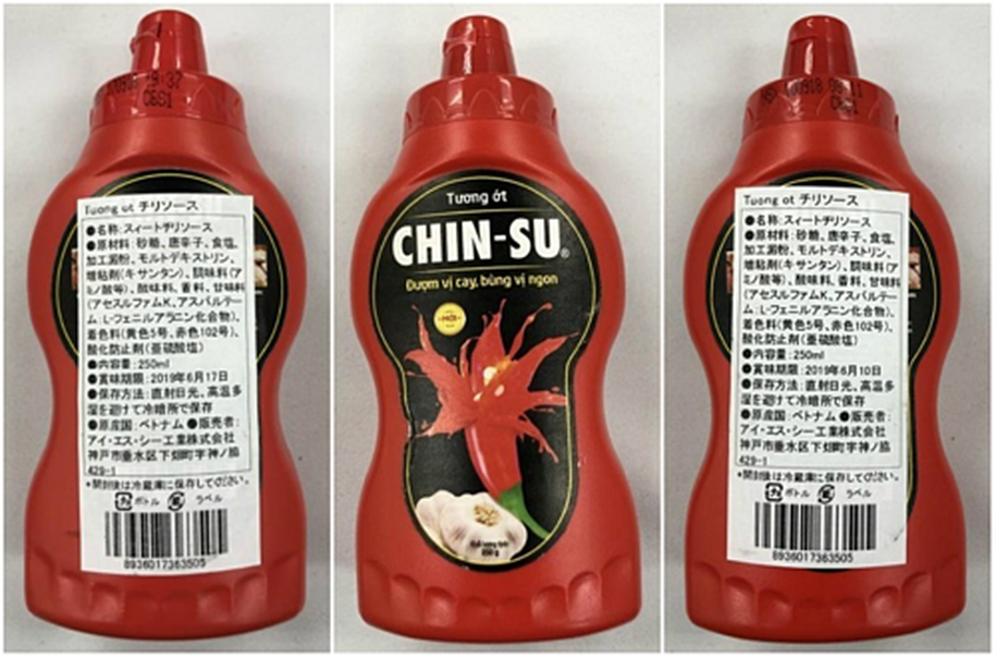 18.000 chai tương ớt Chin-su bị thu hồi
