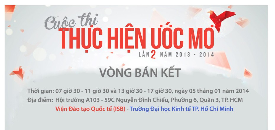 ĐH Kinh tế: Bán kết cuộc thi “Thực hiện ước mơ”