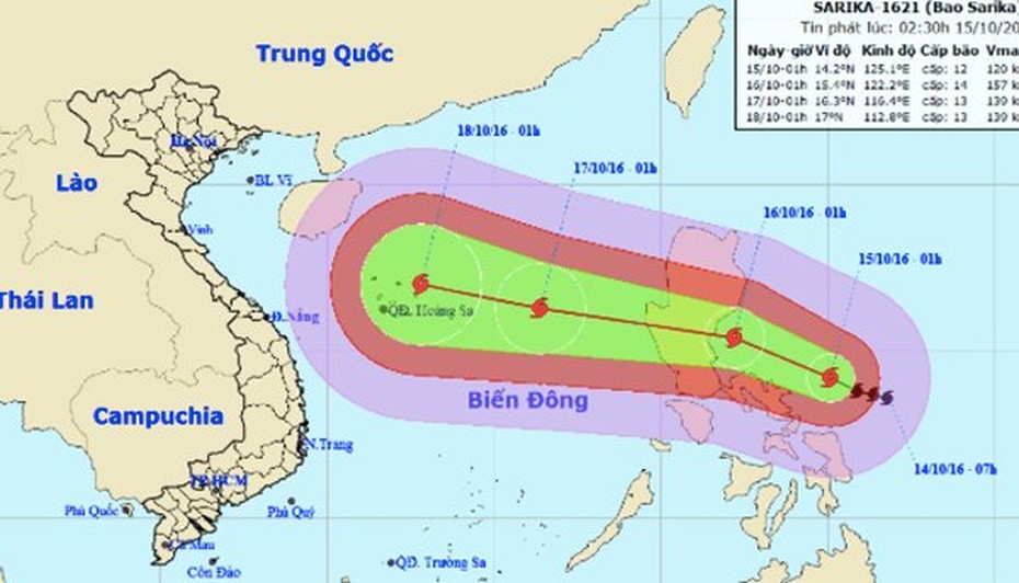 Bộ TT&TT yêu cầu các đơn vị chủ động ứng phó mưa lũ và bão Sarika