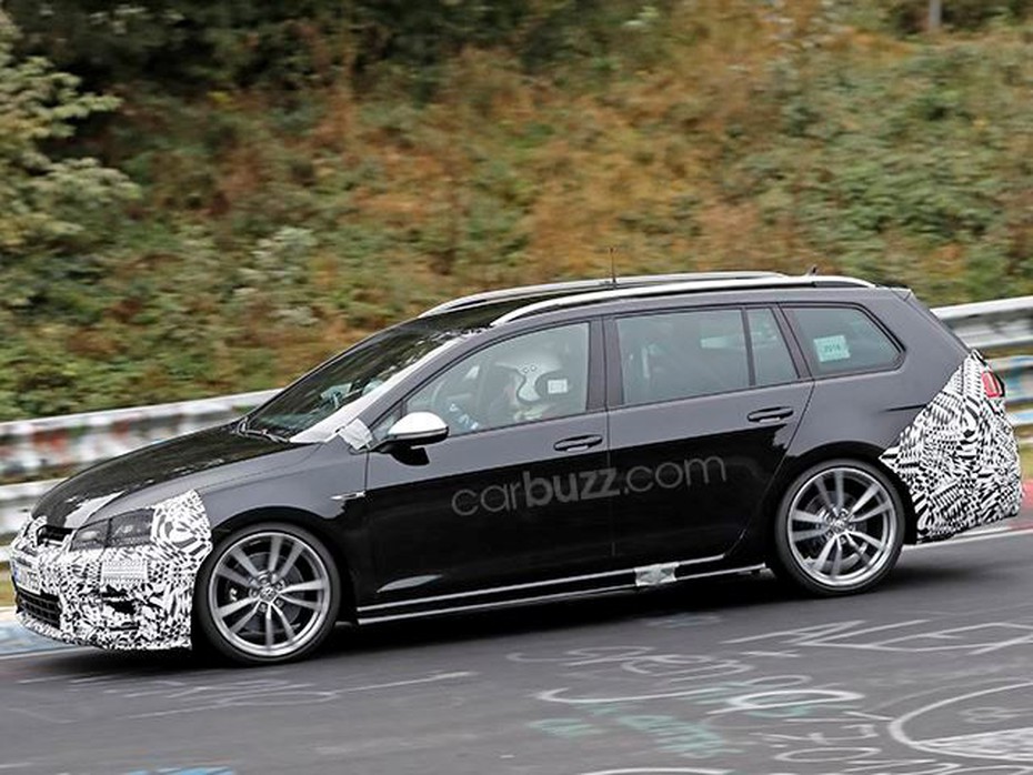 Lộ ảnh chạy thử Volkswagen Golf R Wagon 2017 Facelift